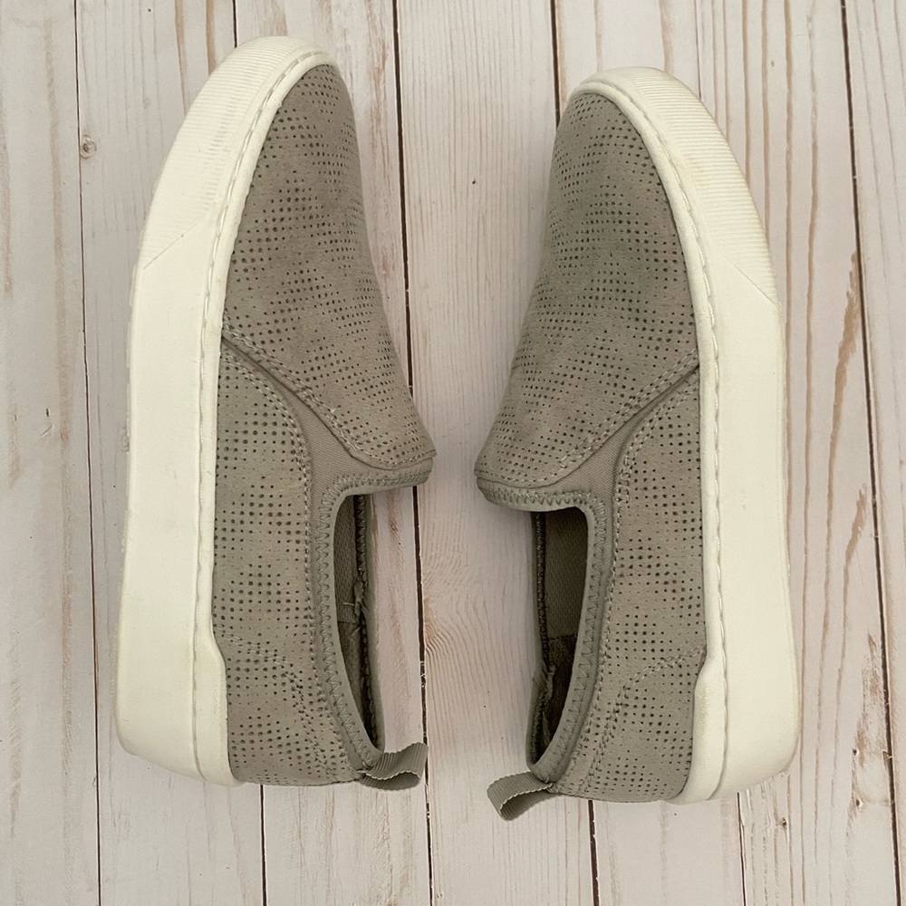 DR. SCHOLL’S Gray Suede Slip On Loafers - Picture 9 of 11